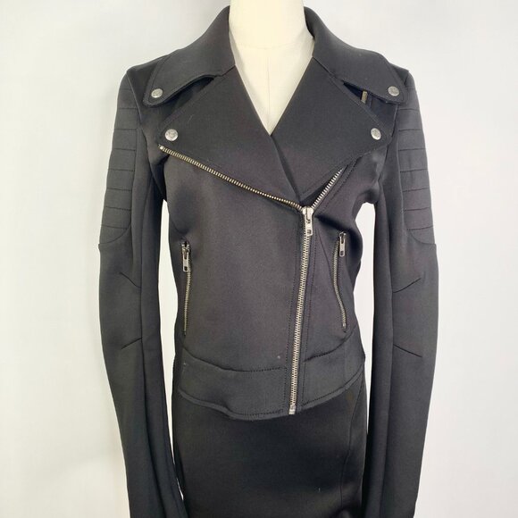 Guess - Black Moto Jacket + Skirt - Picture 3 of 13